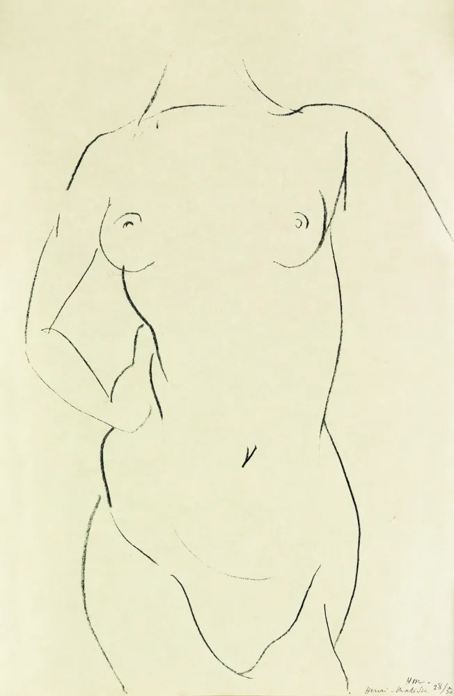 Литография Matisse - Torse de face