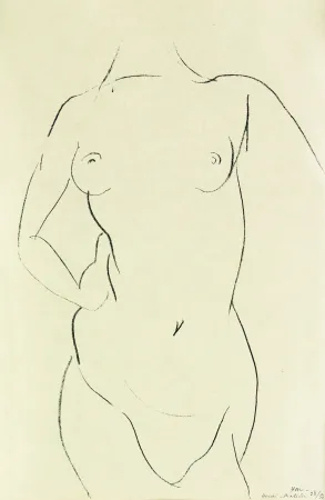 Литография Matisse - Torse de face