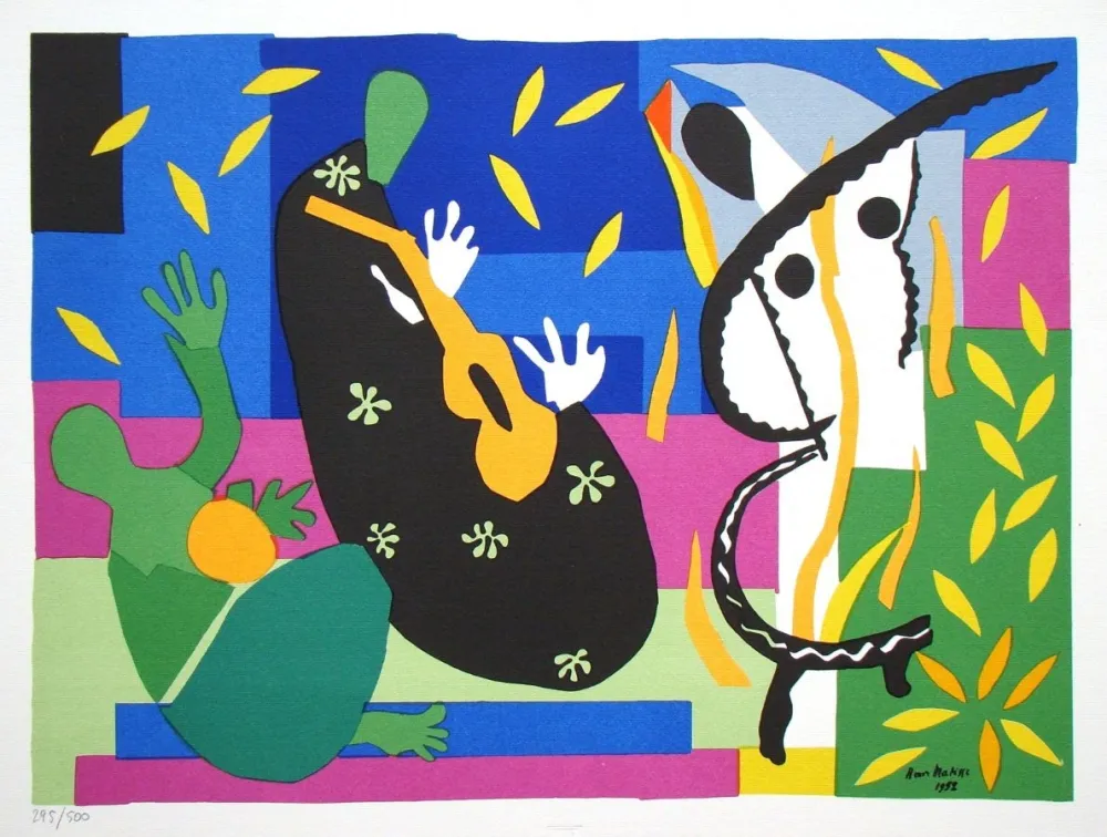 Литография Matisse - Tristesse du Roi