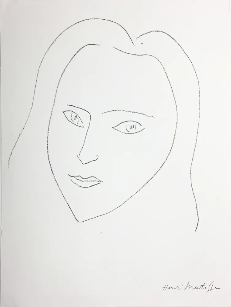 Литография Matisse - VISAGE (1943)