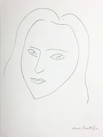 Литография Matisse - VISAGE (1943)