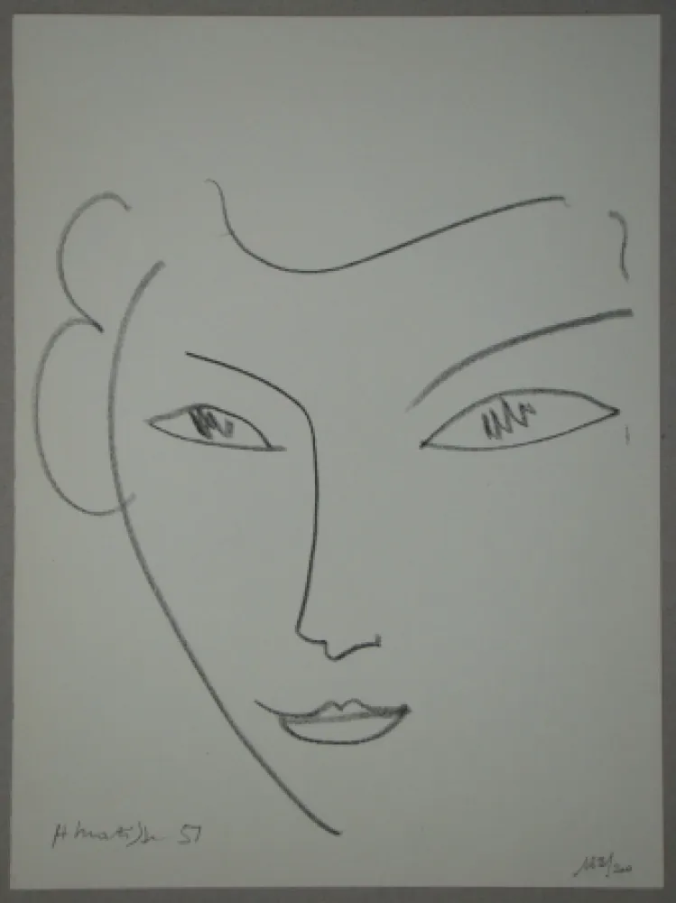 Литография Matisse - Visage