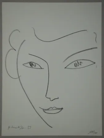 Литография Matisse - Visage