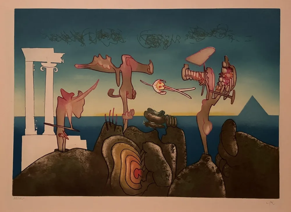 Офорт И Аквитанта Matta - 5 PM from L'arc obscur des heures