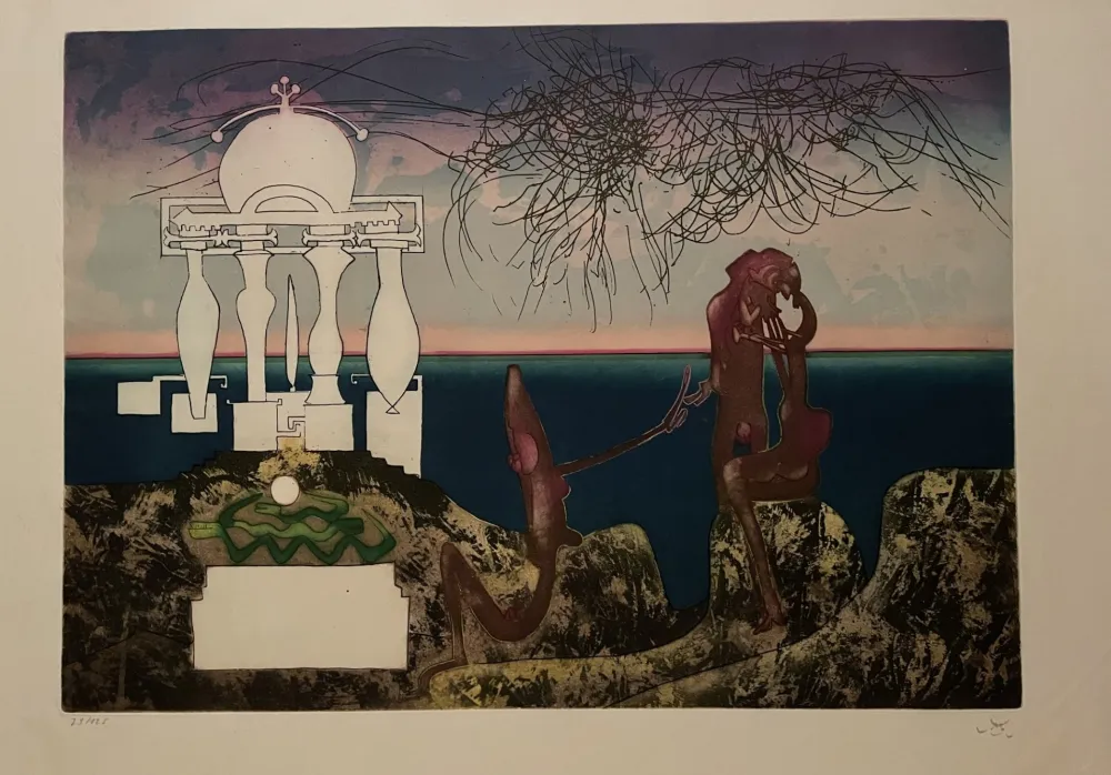 Офорт И Аквитанта Matta - 6 AM from L'Arc Obcur de heures