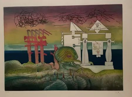 Офорт И Аквитанта Matta - 8 PM from L'Arc obscur des heures