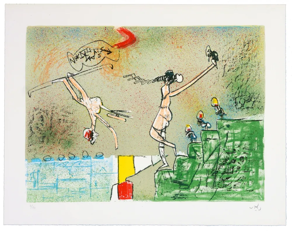 Литография Matta - All Cosmicstrippers IX