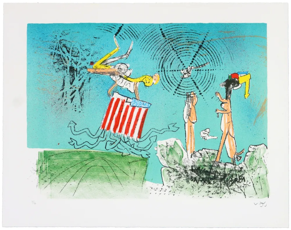 Литография Matta - All Cosmicstrippers V