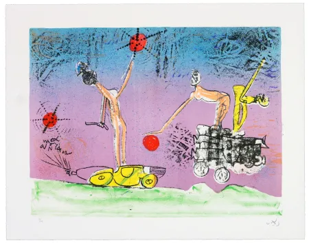 Литография Matta - All Cosmicstrippers VII