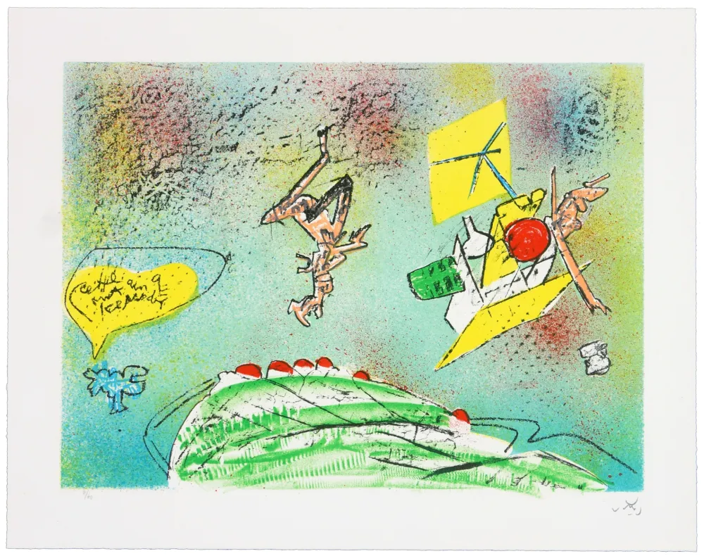 Литография Matta - All Cosmicstrippers VIII