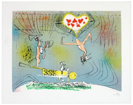 Литография Matta - All Cosmicstrippers XI