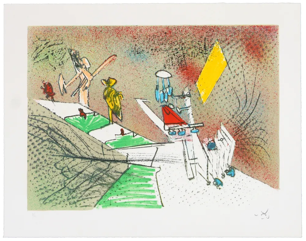 Литография Matta - All Cosmicstrippers XII