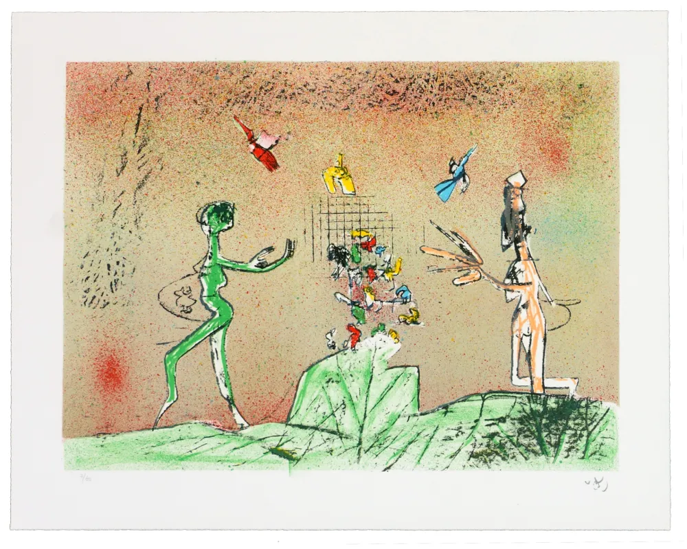 Литография Matta - All Cosmicstrippers XIII