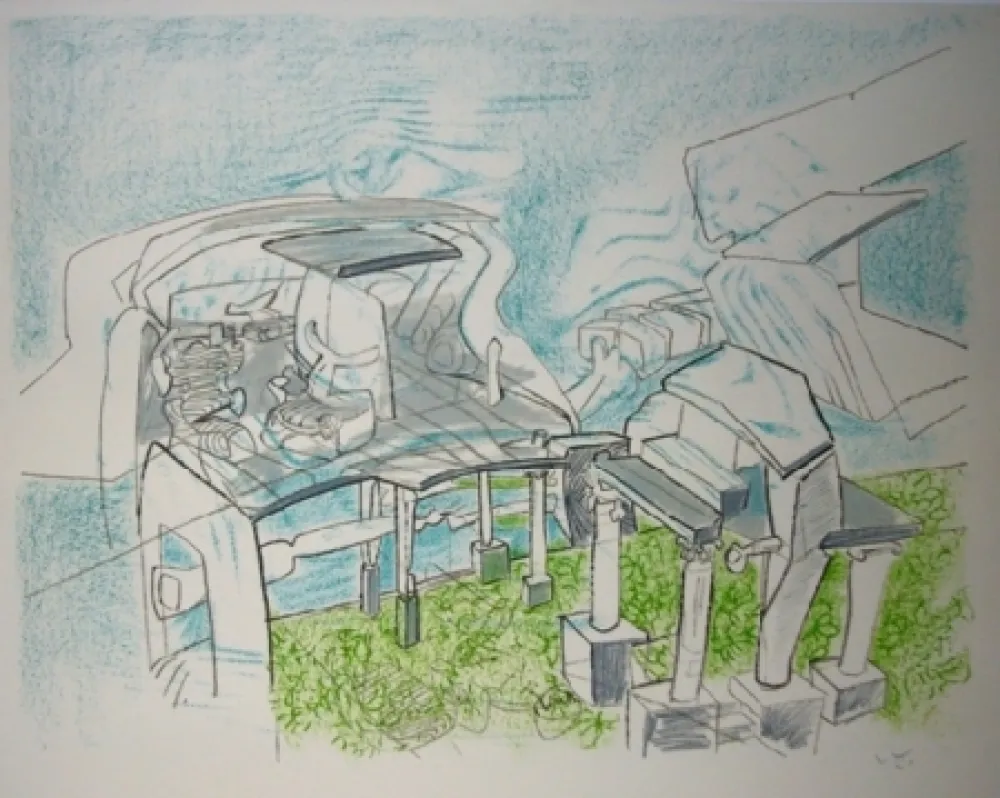 Литография Matta - Architêtre