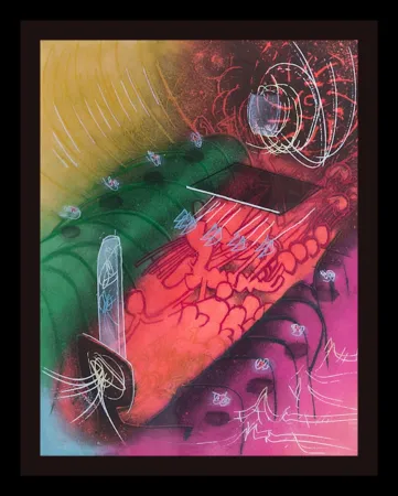 Офорт И Аквитанта Matta - Attire le gai venin (Une Saison en Enfer)