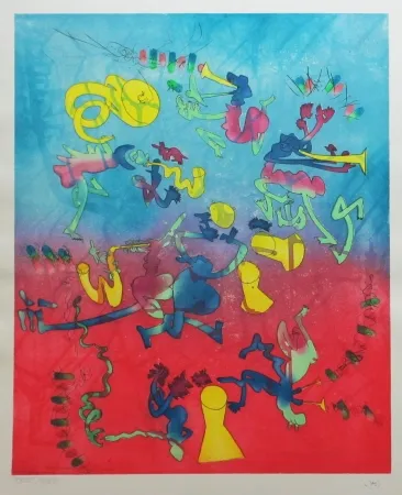 Офорт И Аквитанта Matta - Bande à Jazz