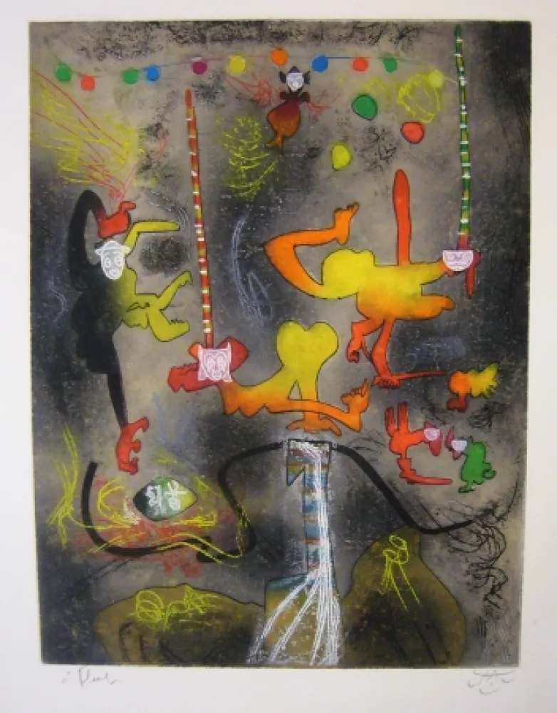 Офорт И Аквитанта Matta - Carnamont IV