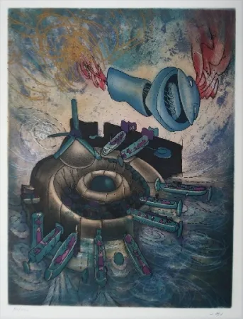 Офорт И Аквитанта Matta - CHAOSMOS