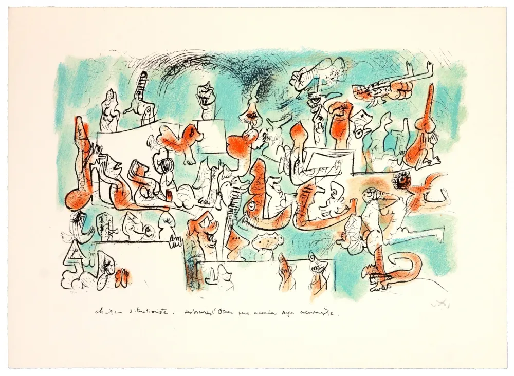 Литография Matta - Château situationniste