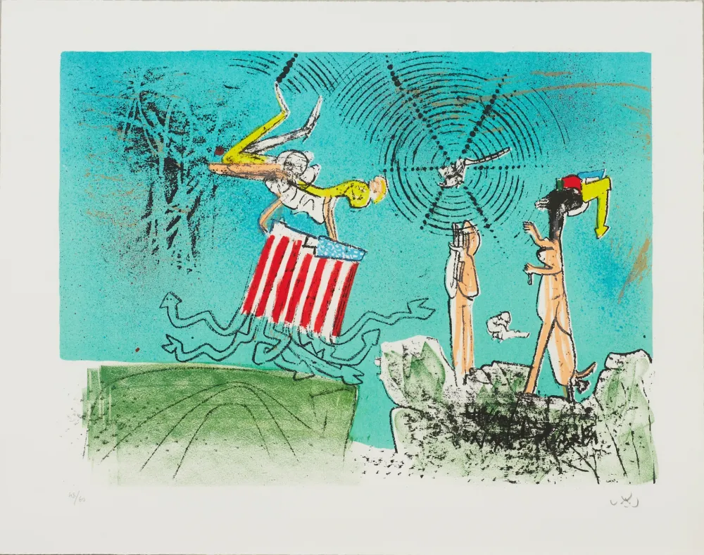 Литография Matta - Comique Trippe