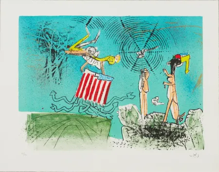 Литография Matta - Comique Trippe