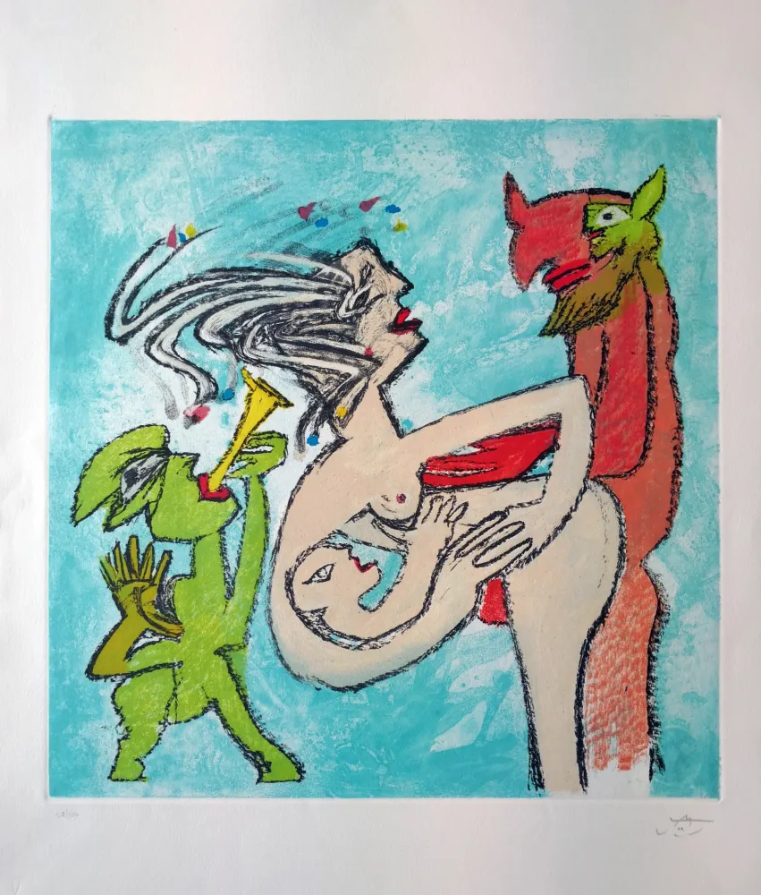 Офорт Matta - Composition 4