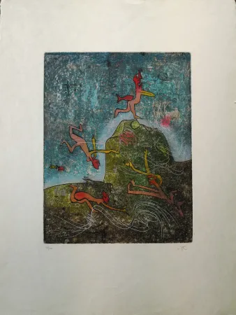 Офорт Matta - Composition