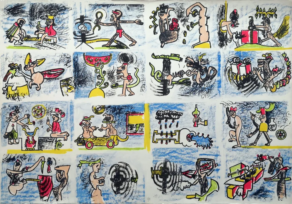 Литография Matta - Composition