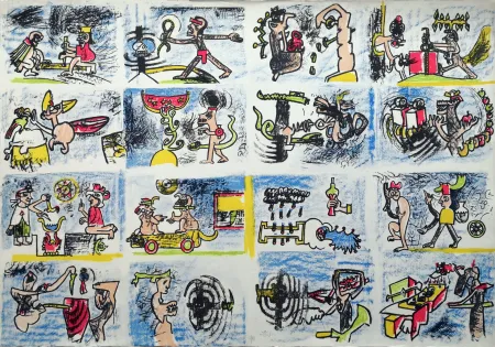 Литография Matta - Composition