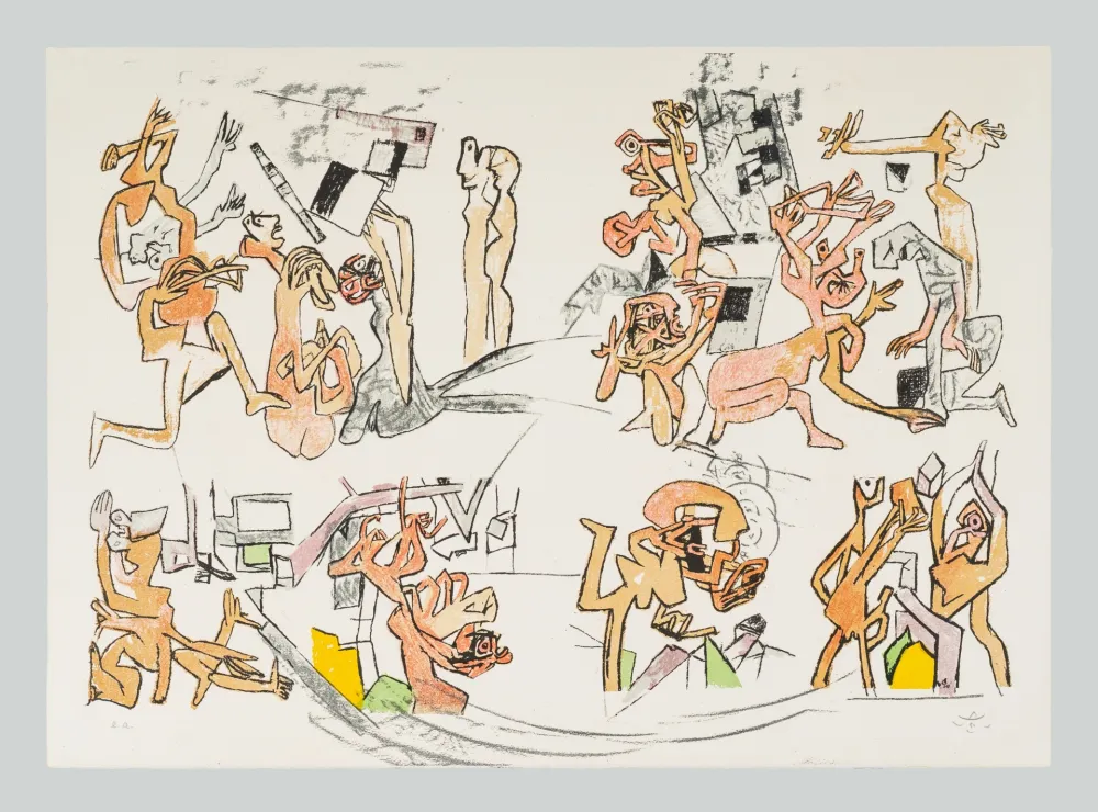 Сериграфия Matta - Composizione