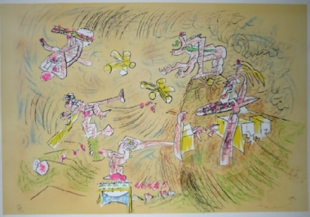 Литография Matta - Crueaut'elle