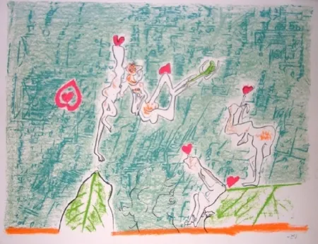 Литография Matta - Douze heures