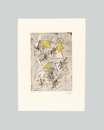 Гравюра Matta - Droites libérées