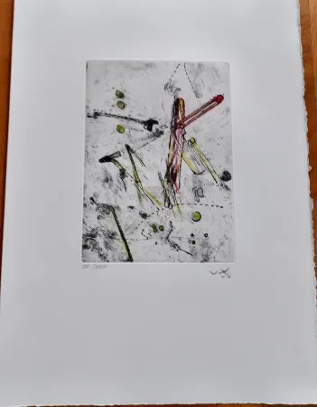 Гравюра Matta - Droites Liberees, plate I