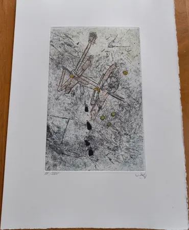 Гравюра Matta - Droites Liberees, plate V