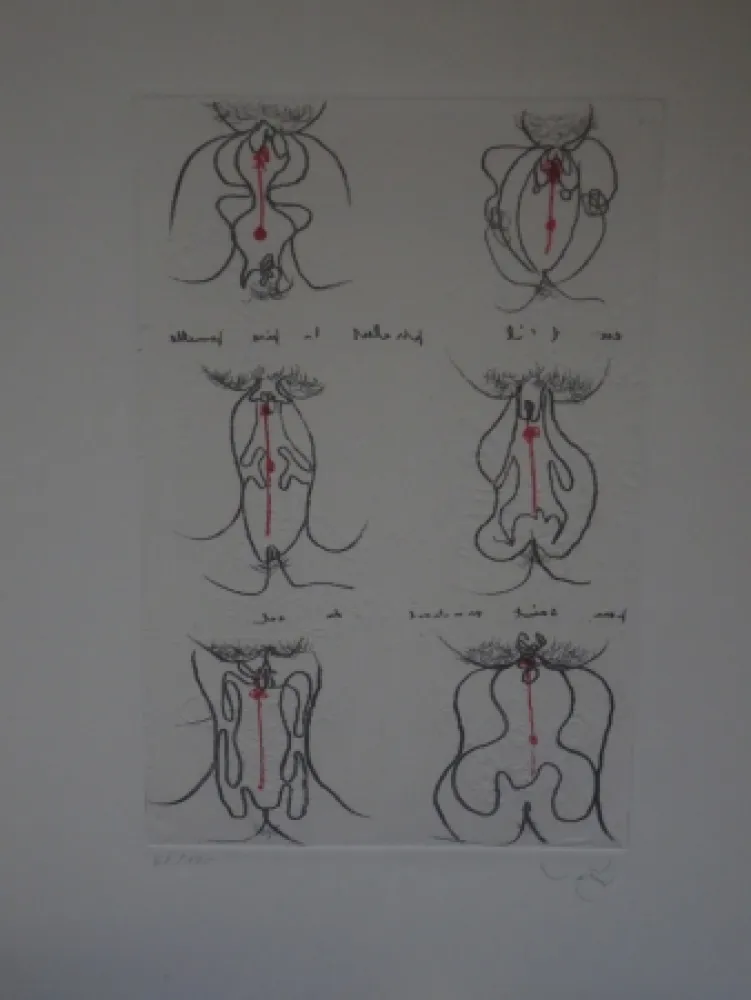Офорт И Аквитанта Matta - Epistill et pistelle.