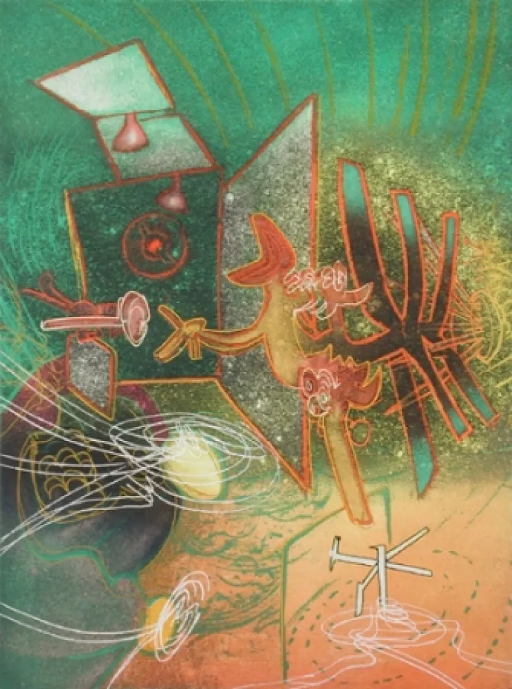 Офорт И Аквитанта Matta - Feu, Feu Sur Moi