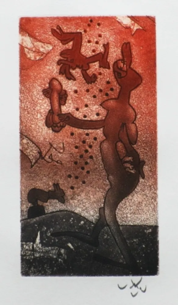 Офорт И Аквитанта Matta - Fou-rieuse