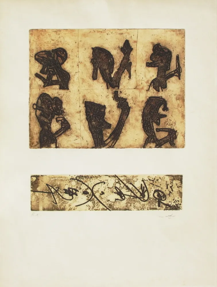 Офорт И Аквитанта Matta - Herring-Harangue