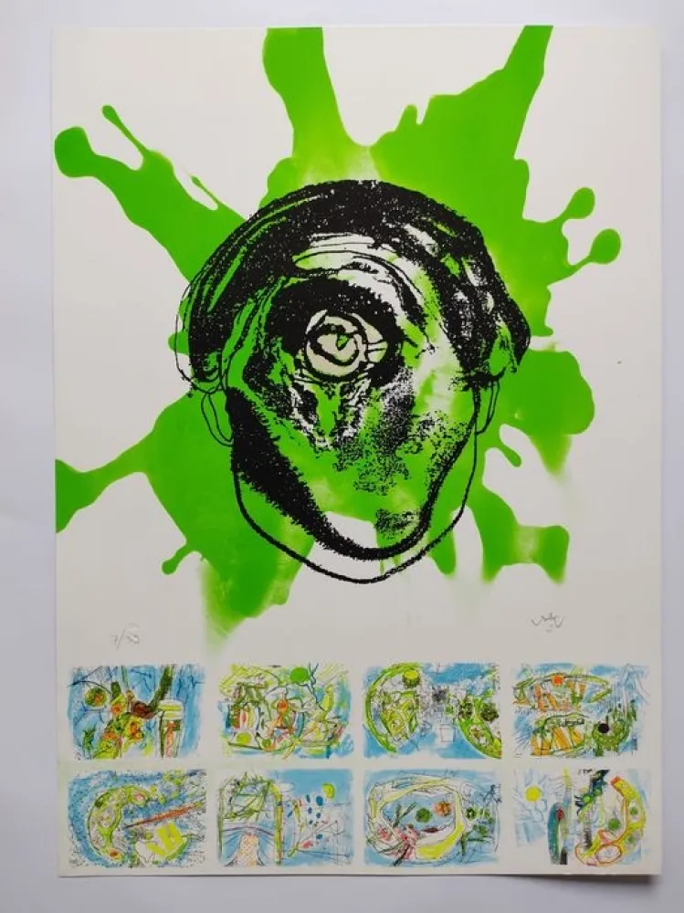 Литография Matta - Hommage to Federico Garcia Lorca