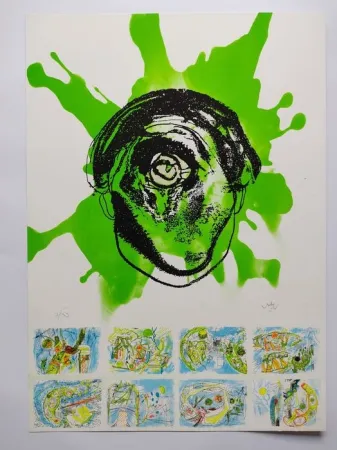 Литография Matta - Hommage to Federico Garcia Lorca