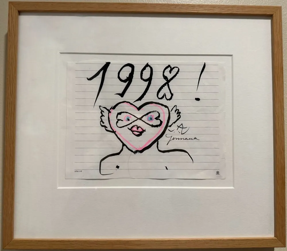 Нет Никаких Технических Matta - Hommage to Germana 1998 Original Drawing