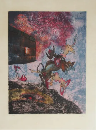 Офорт И Аквитанта Matta - HOM'MERE-Chaosmos 