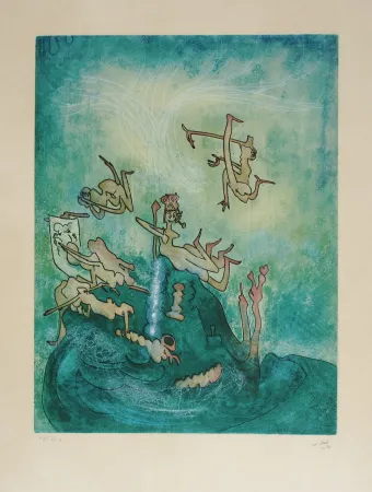 Офорт И Аквитанта Matta - HOM'MERE-Chaosmos 