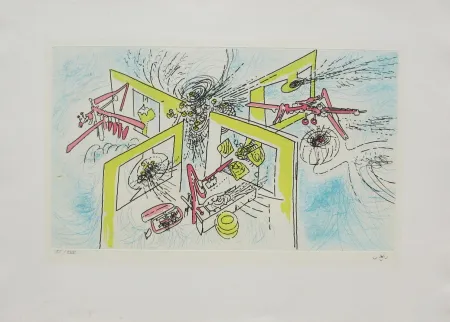 Офорт И Аквитанта Matta - La grande invariante