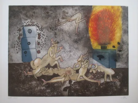 Акватинта Matta - Landru