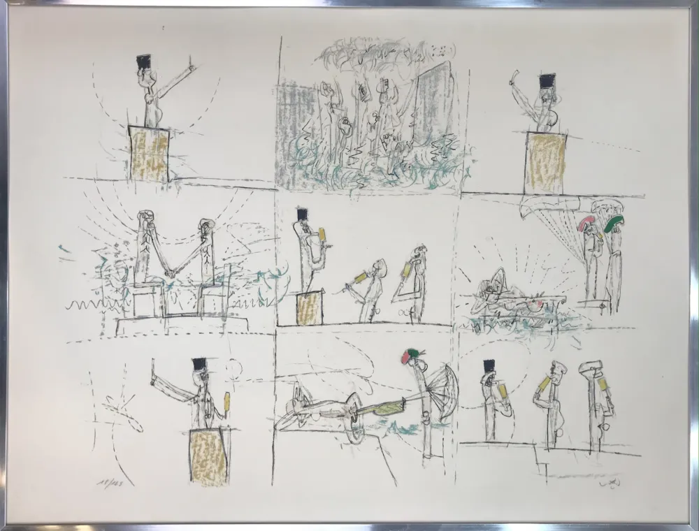 Литография Matta - L'ANTI PROCÉS