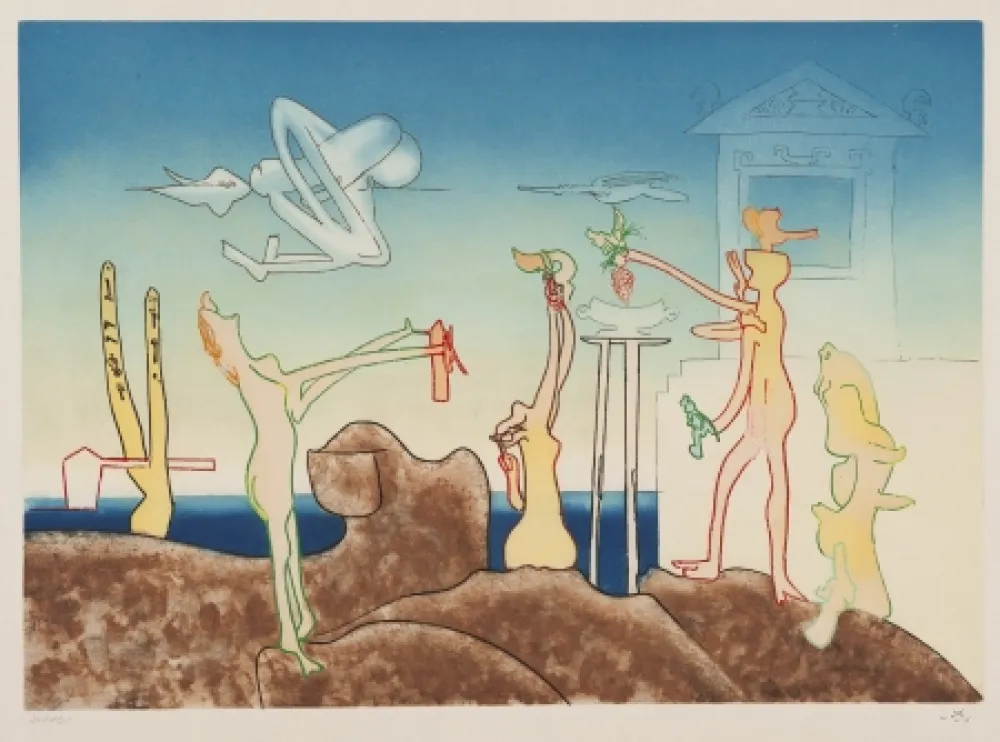 Акватинта Matta - L'Arc obscur des heures