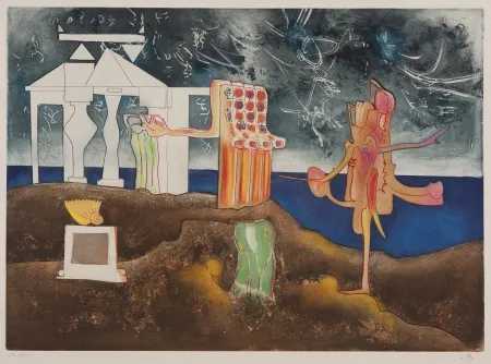 Акватинта Matta - L'Arc obscur des Heures