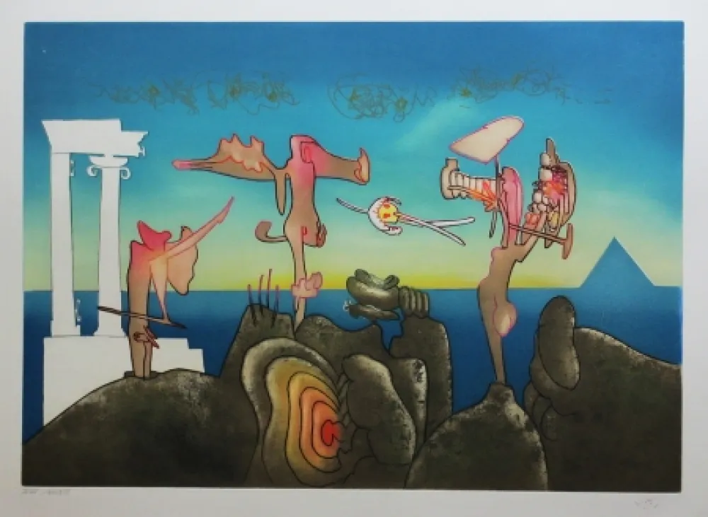 Офорт И Аквитанта Matta - L'arc obscur des heures